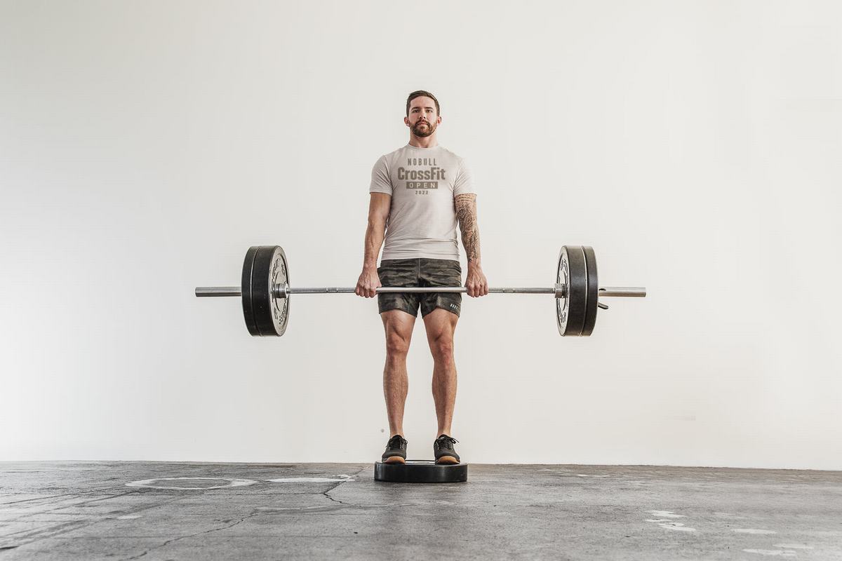 Nobull Crossfit Open® 2022 Men's T Shirts Beige | Australia (SM2934)